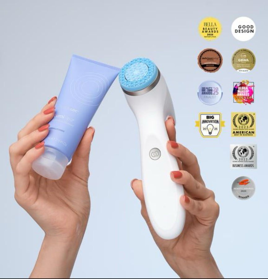 Nu Skin ageLOC LumiSpa iO Cleansing Kit Blau+1 Creme