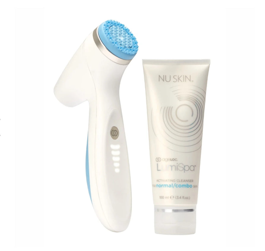 Nu Skin ageLOC LumiSpa iO Cleansing Kit Blau
