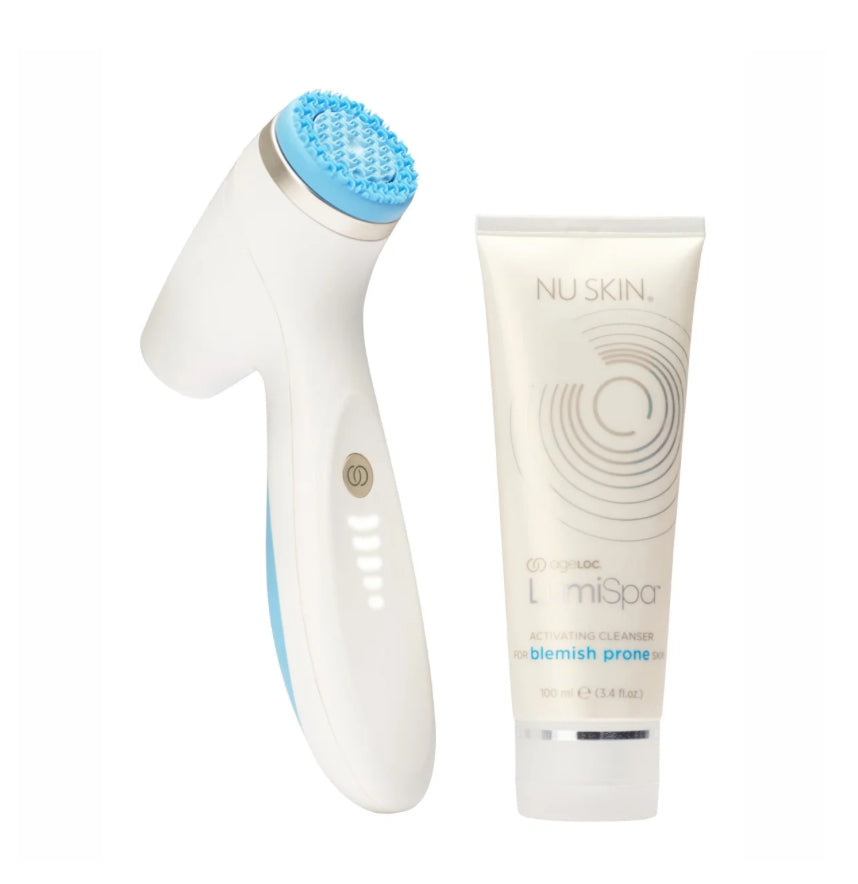 Nu Skin ageLOC LumiSpa iO Cleansing Kit Blau