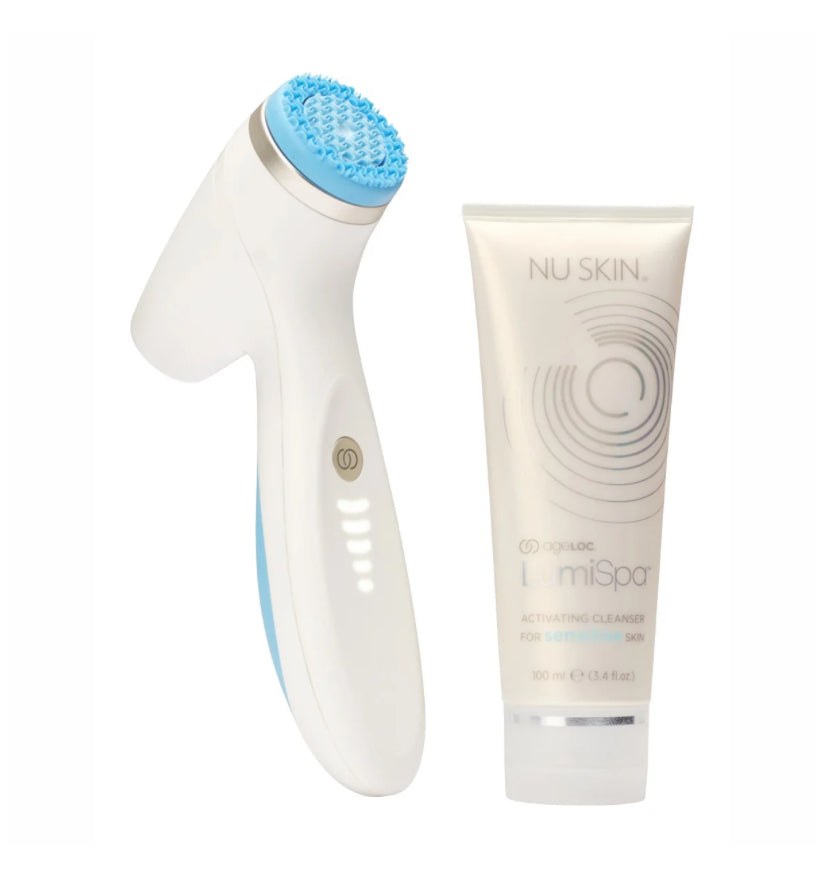 Nu Skin ageLOC LumiSpa iO Cleansing Kit Blau
