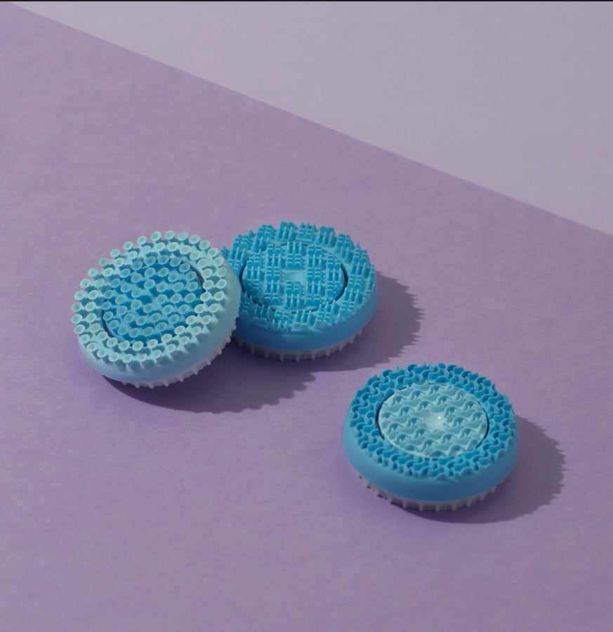 Nu Skin ageLOC LumiSpa iO Silikonaufsätze Blau Sanft